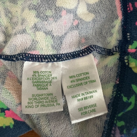 Lilly Pulitzer Women's Size XS Indigo All A Glow Skipper Popover Half Zip Top - Picture 8 of 9